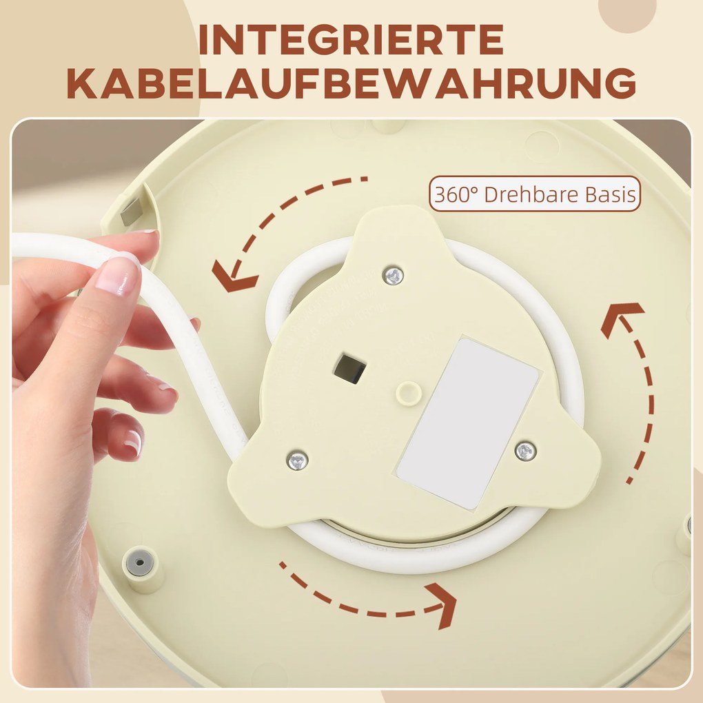 HOMCOM Czajnik, 2200W, okno widokowe, filtr, szybki czajnik, beżowy