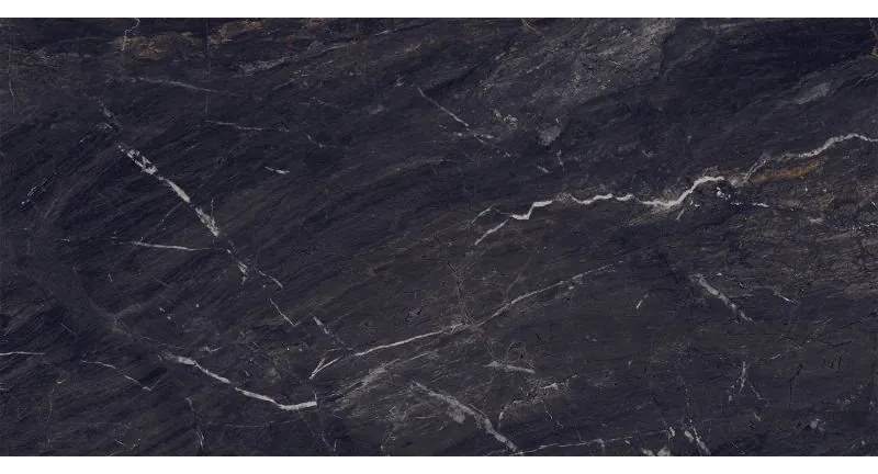 Mexen Sintra Black próbka gresu szkliwionego rekt. G1, płytka podłogowo-ścienna, wysoki połysk - TL204-00-S