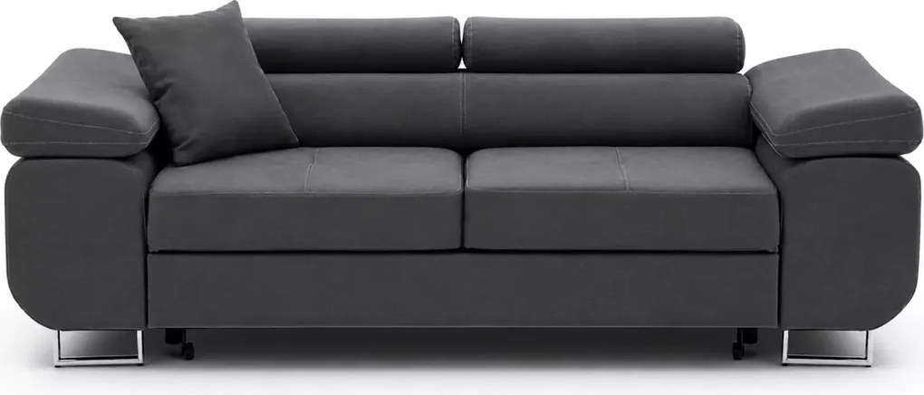 Sofa Stilo 2-osobowa – nowoczesna, tapicerowana welwetem, funkcja spania, elegancki design