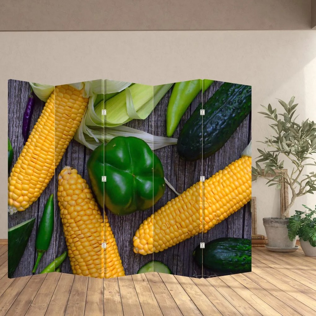 Parawan - Warzywa (210x170 cm)