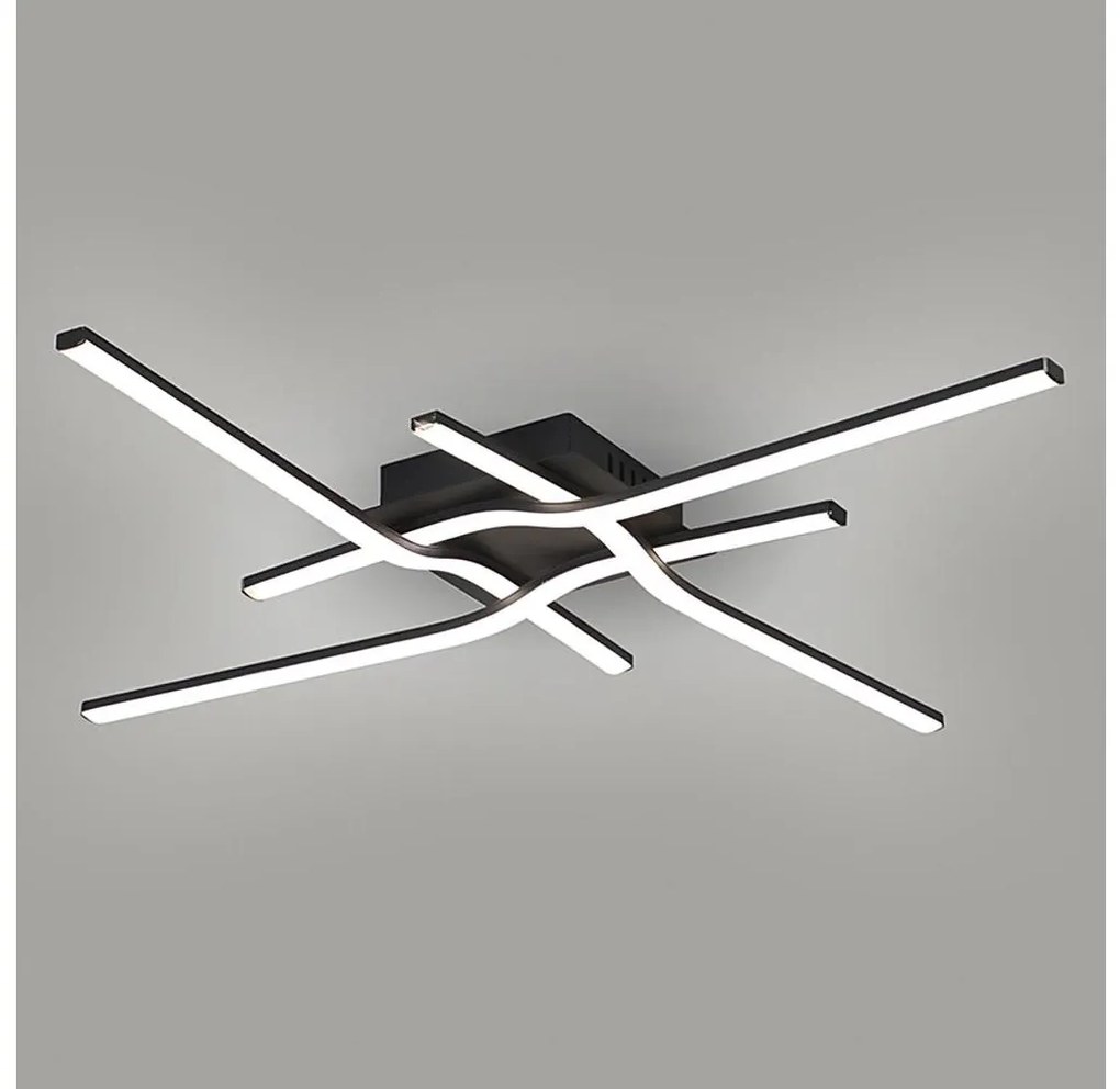 Brilagi - Oprawa sufitowa LED STRIPES 38W/230V czarna