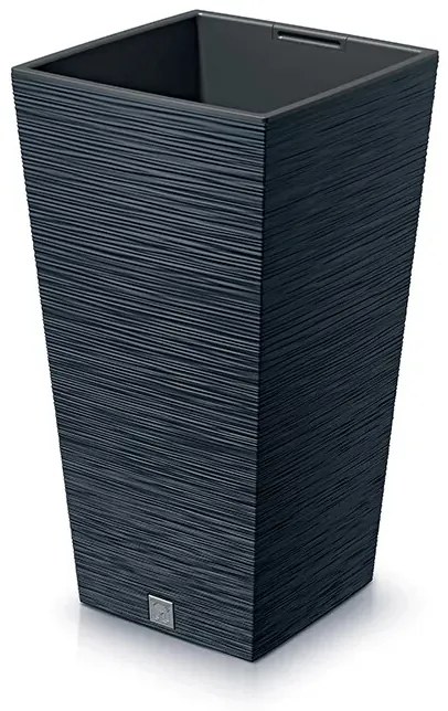 Doniczka FURU SQUARE 24 cm, antracyt, 24 cm