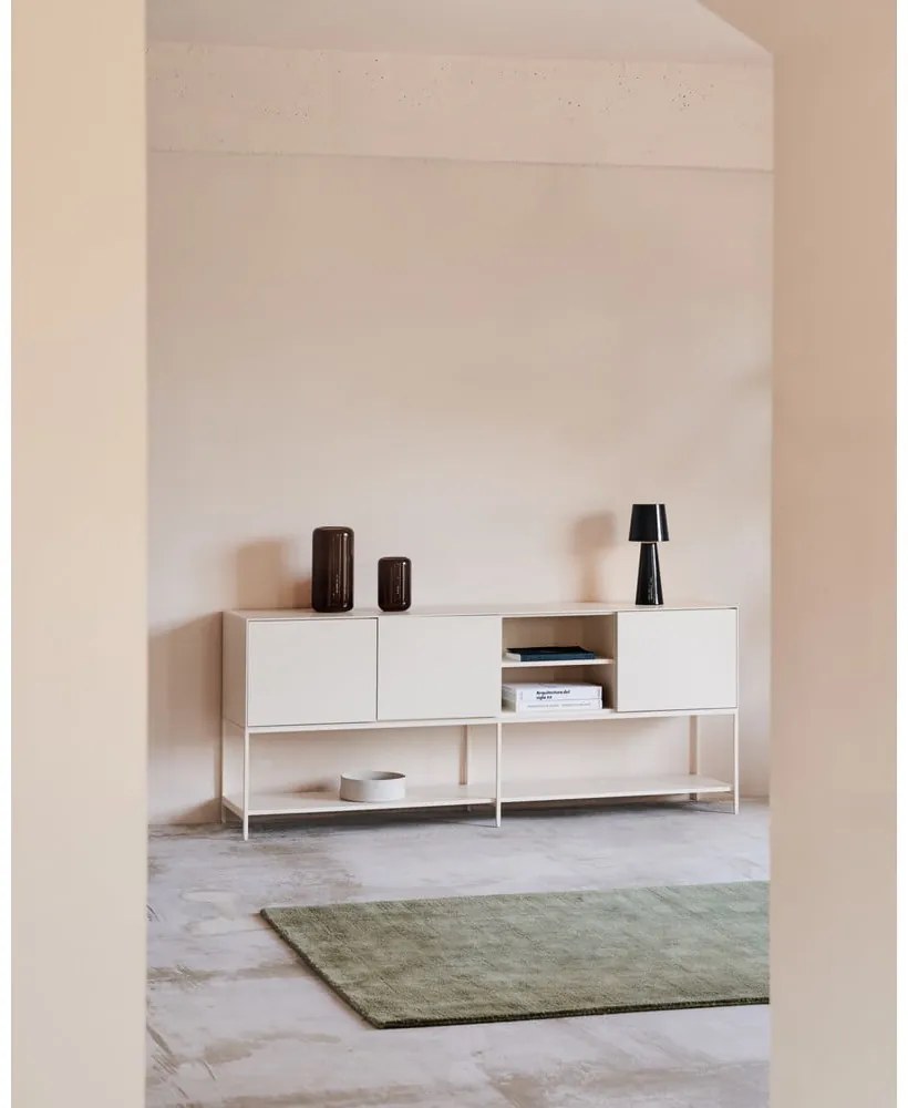 Biała niska komoda 195x80 cm Vedrana – Kave Home