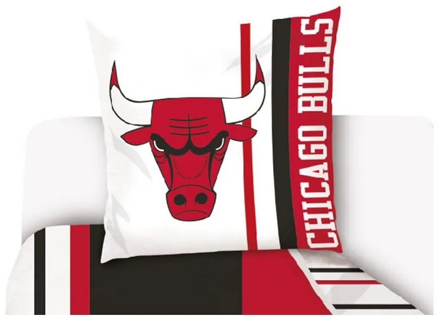 Pościel koszykarska NBA Chicago Bulls, 140 x 200 cm, 70 x 90 cm