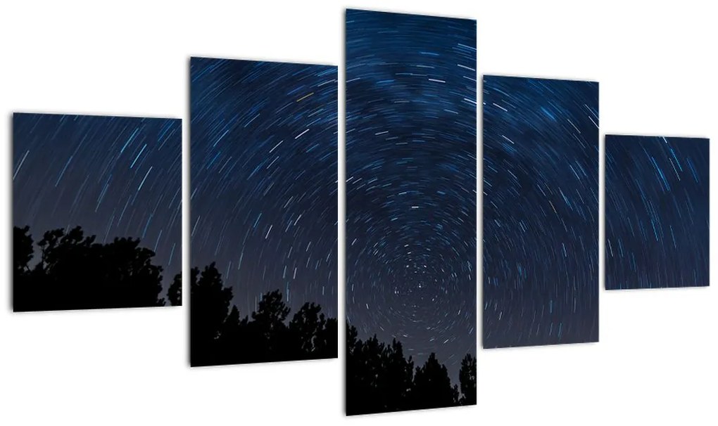 Obraz nocnego nieba (125x70 cm)