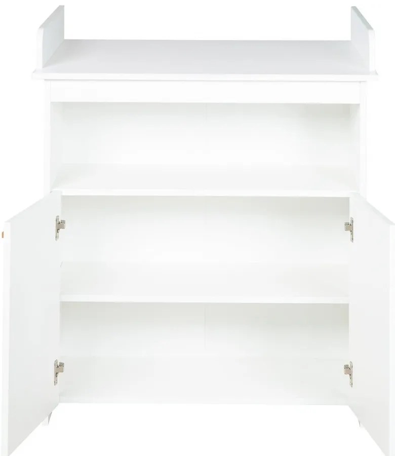 Biała komoda dziecięca z przewijakiem 88x98x75 cm Anton – Roba