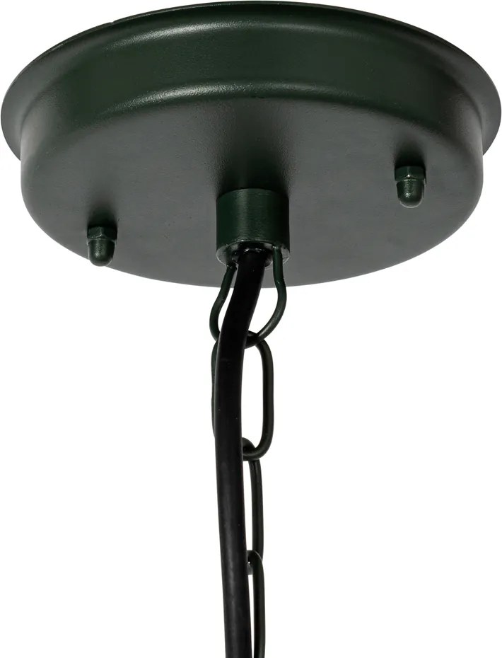 Nowoczesna lampa wisząca zewnętrzna ciemnozielona IP44 - Kansas