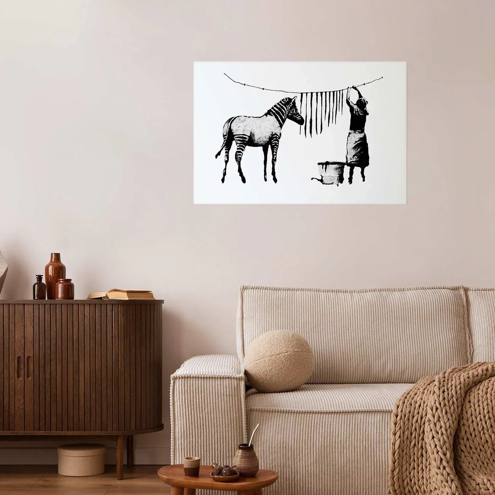 Plakat Banksy: Pranie 42x29,7 cm bez ramy bez marginesu ARTGEIST B