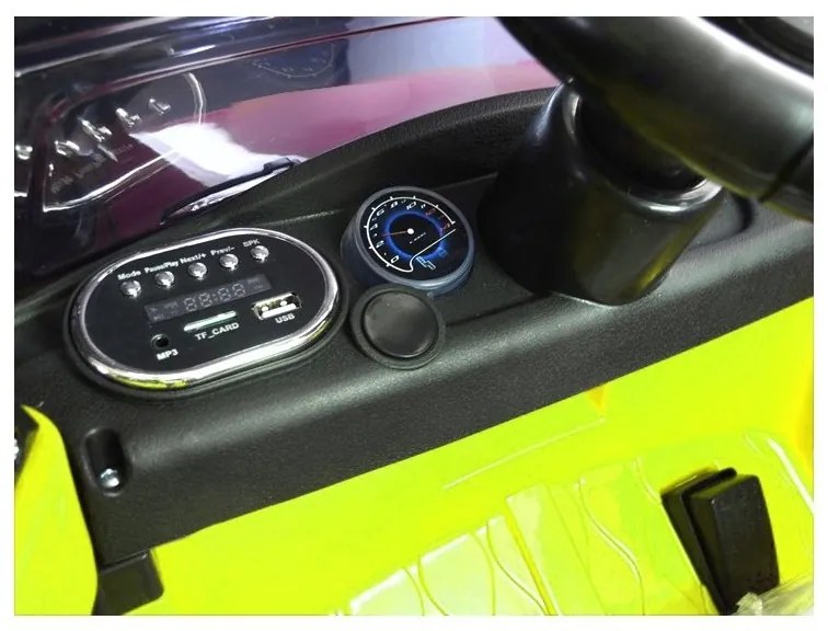 Auto na akumulator hl1638 zielone