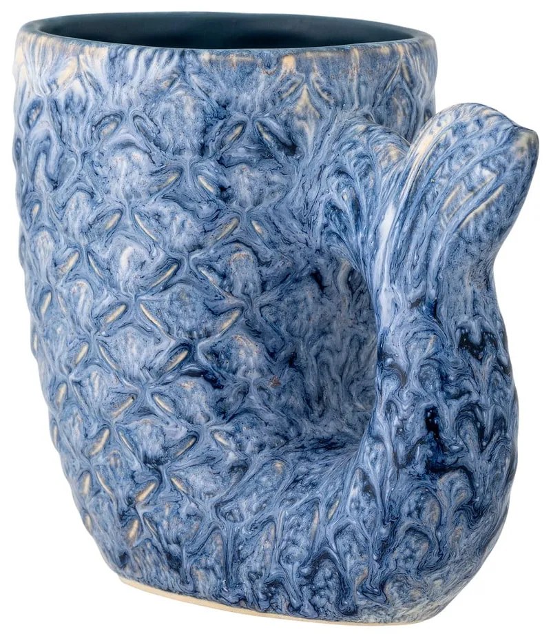 Niebieski kamionkowy wazon (wysokość 12 cm) Ariella – Bloomingville