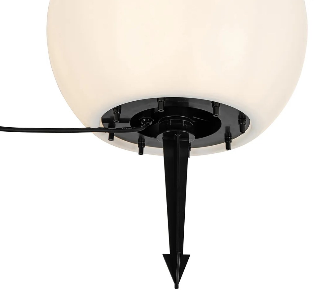 Zewnetrzna Nowoczesna lampa zewnętrzna biała 35 cm IP65 - Nura Nowoczesny Oswietlenie zewnetrzne