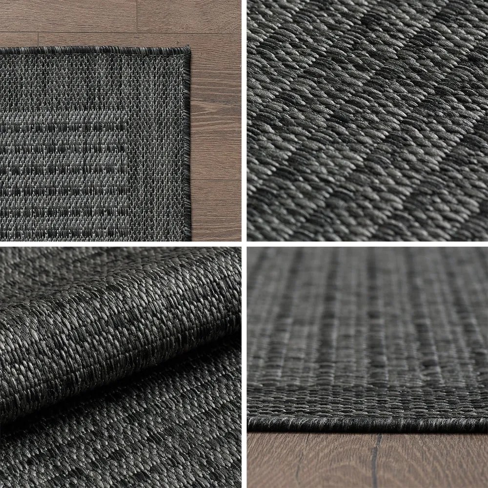 Ciemnoszary dywan odpowiedni na zewnątrz 200x290 cm Giza 1410 – Ayyildiz Carpets