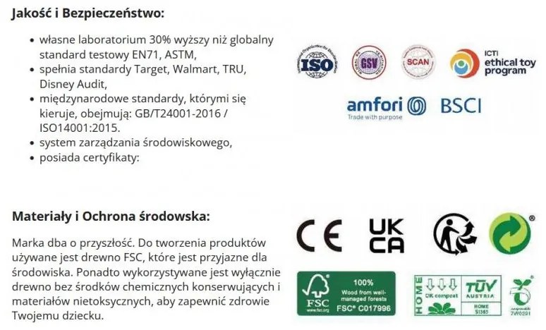 Classic world drewniany zestaw śniadaniowy 13 el.