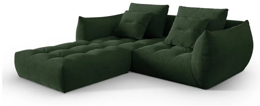 Ciemnozielony narożnik (strona zmienna) Bloom – Micadoni Home