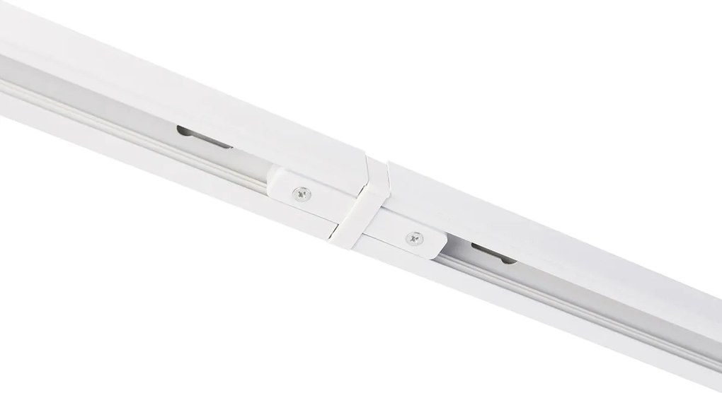 Nowoczesny system szynowy z 4 reflektorami biały 1-fazowy - Iconic Yade