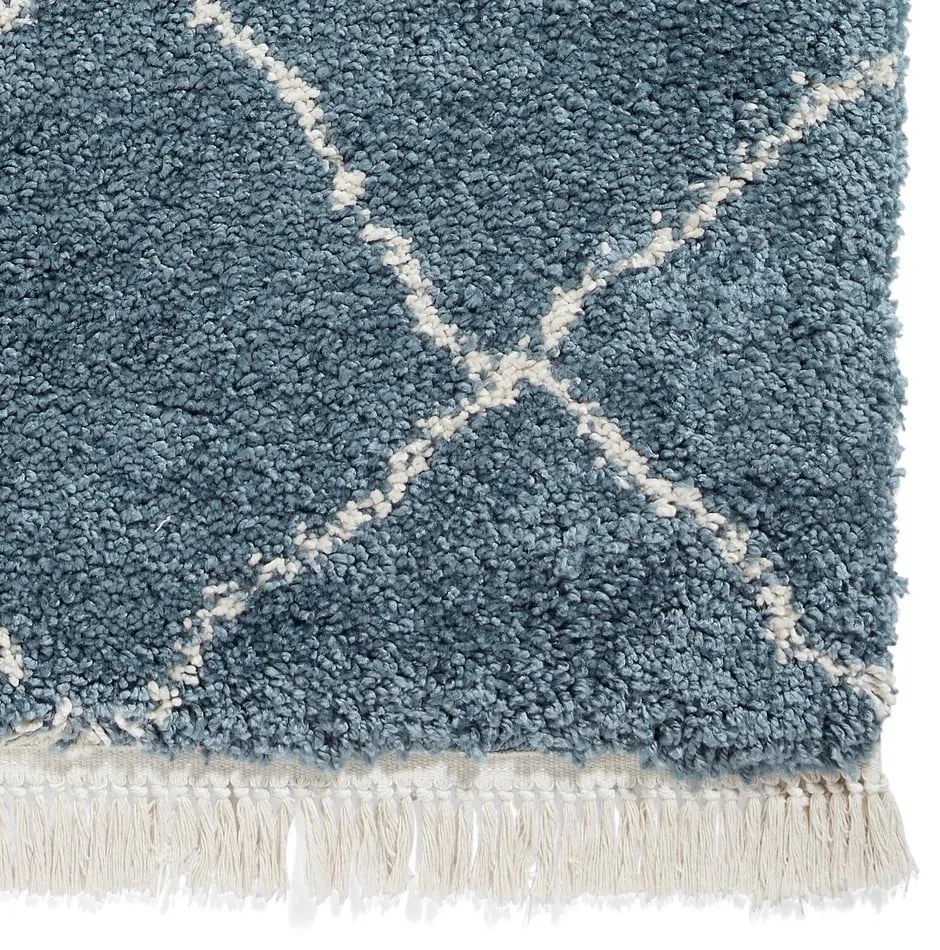 Niebieski chodnik 60x230 cm Boho – Think Rugs