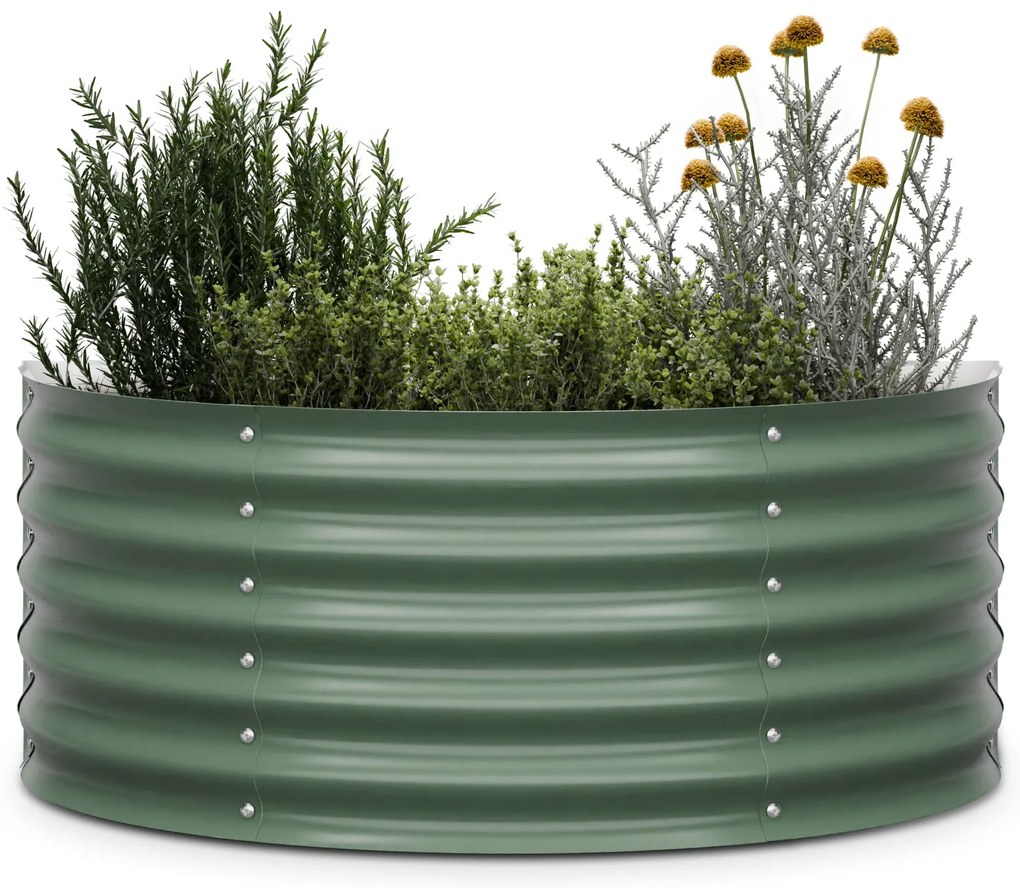 Blumfeldt High Grow Half Circle podwyższana grządka, 105 x 43 x 60 cm