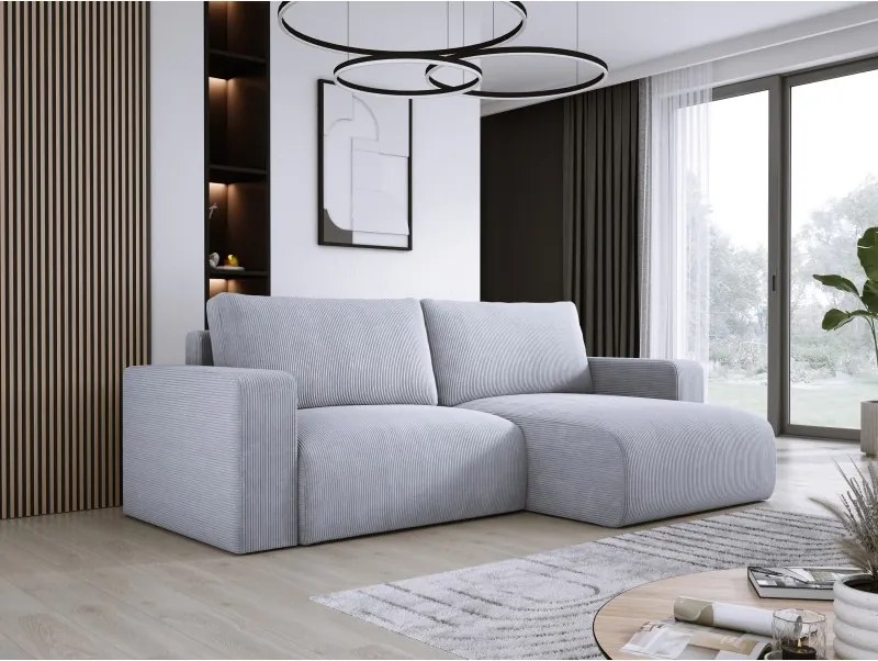 Narożnik wolnostojący CARL Prawy w tkaninie POSO 110