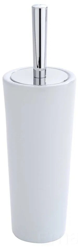 Pojemnik na szczotkę CONI WHITE + szczotka WC, WENKO