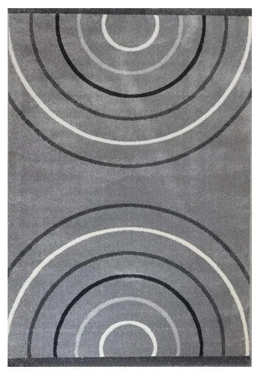 Dywan nowoczesny Lara Koła szary 200 cm x 290 cm