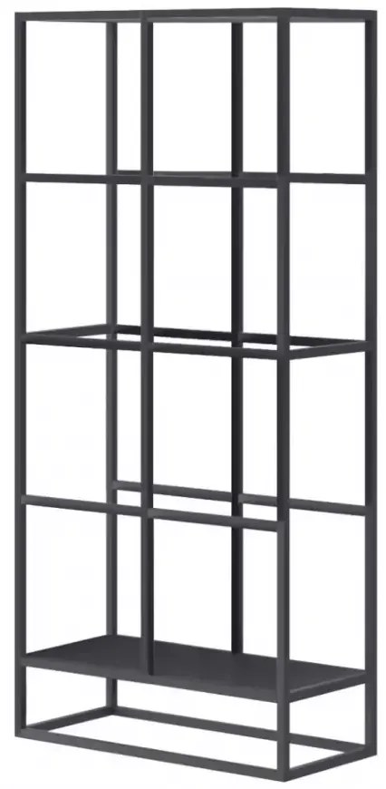 Czarny metalowy regał bez skrzynek ENJOY ER66