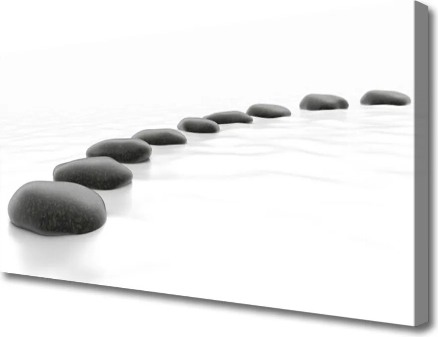 Obraz canvas Kompozycja Gładkich Kamieni