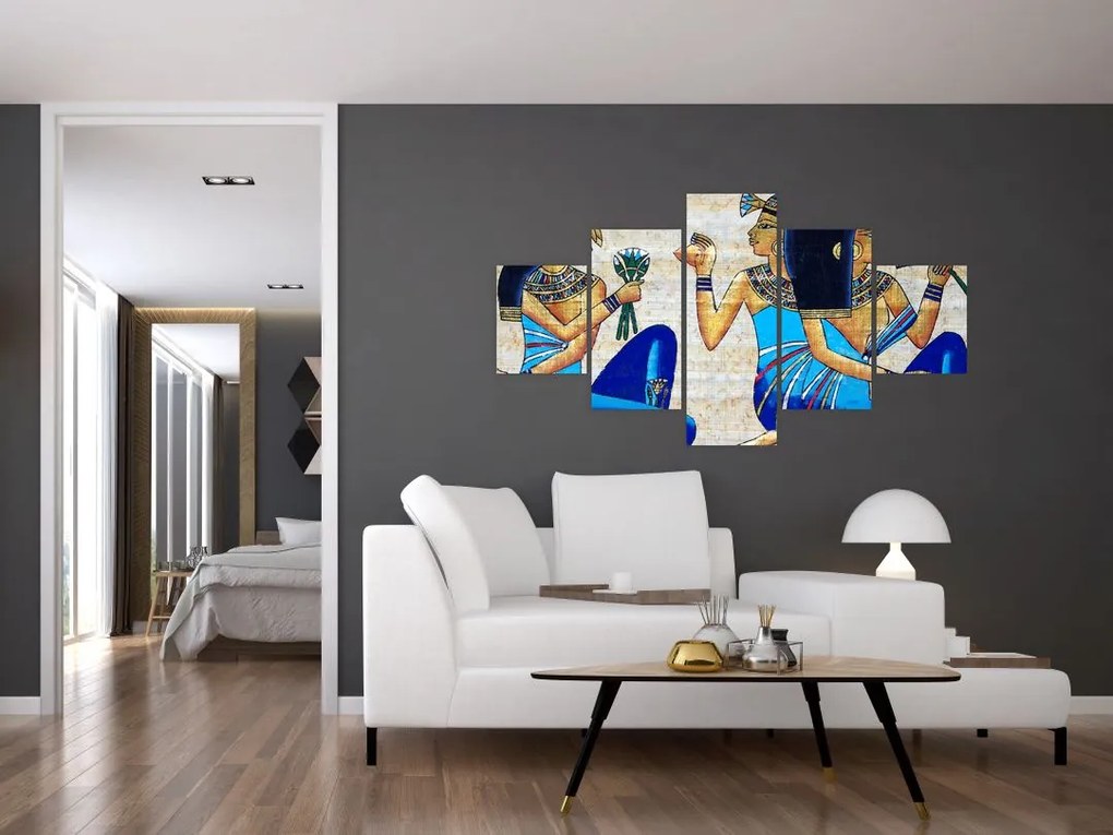 Obraz - Malarstwo egipskie (125x70 cm)