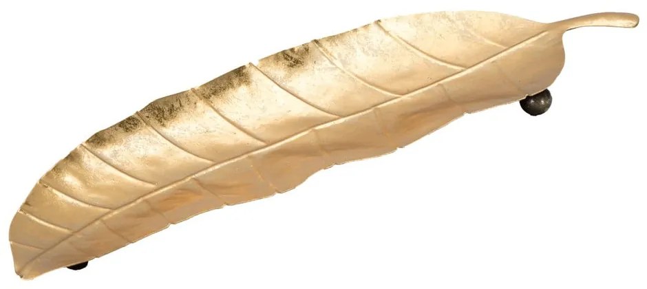 Metalowa taca dekoracyjna 11x38 cm Foglia – Mauro Ferretti