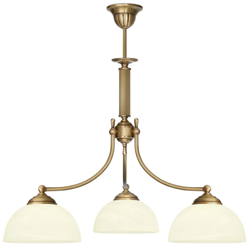 Złoty żyrandol do salonu V-S3D