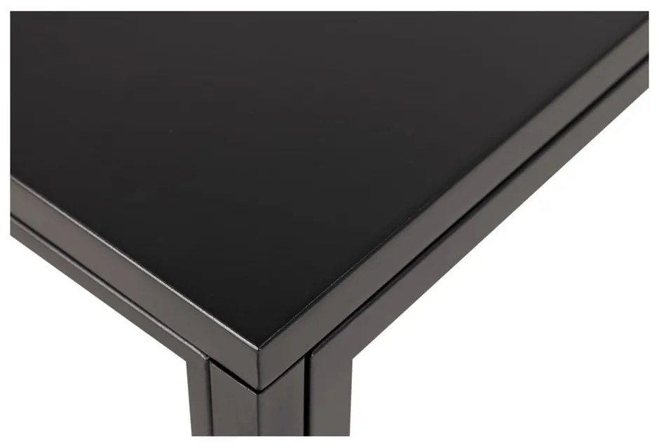 Czarna metalowa witryna Actona Newcastle, wys. 98,7 cm