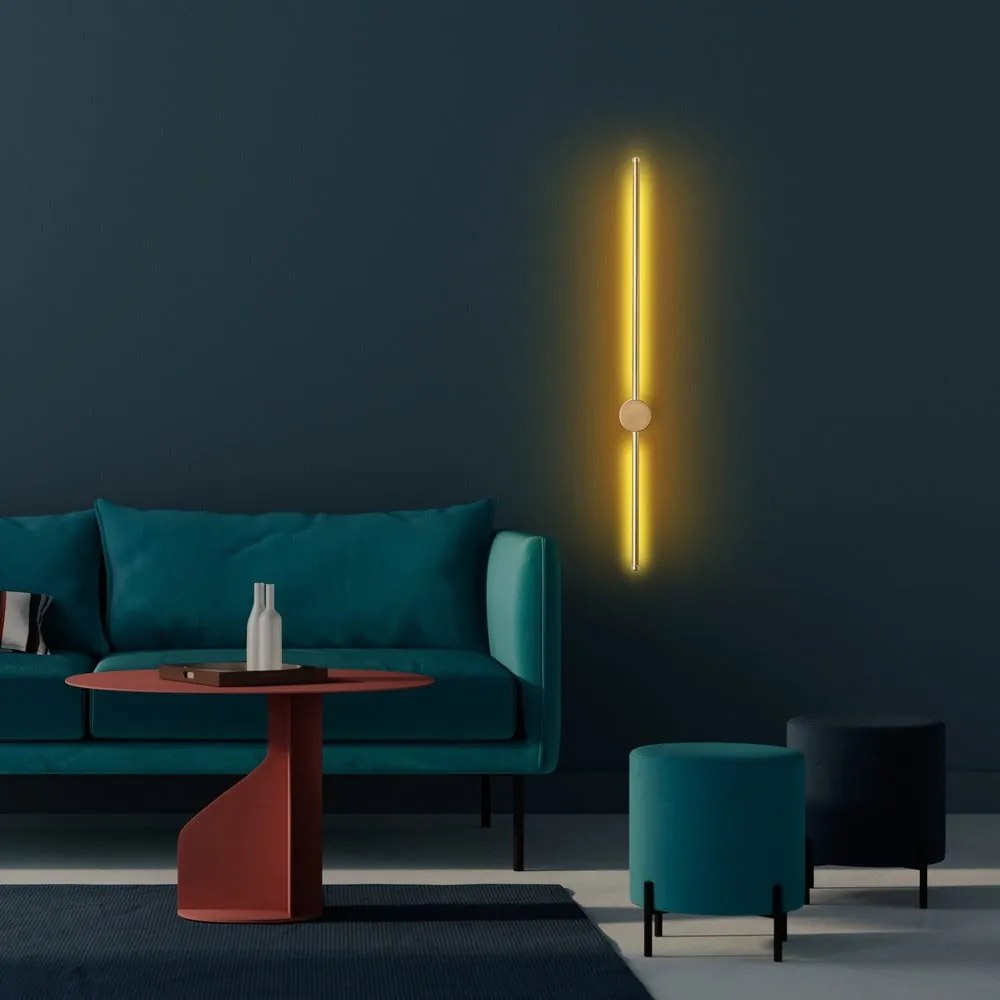 Kinkiet LED w kolorze złota Sword – Opviq lights