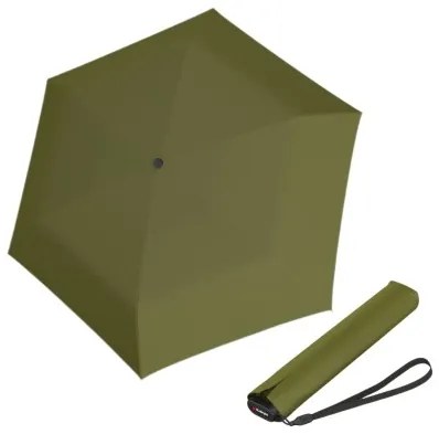 Knirps US.050 ultralekki, smukły, ręczny, Cardamom - lekki, składany, płaski parasol