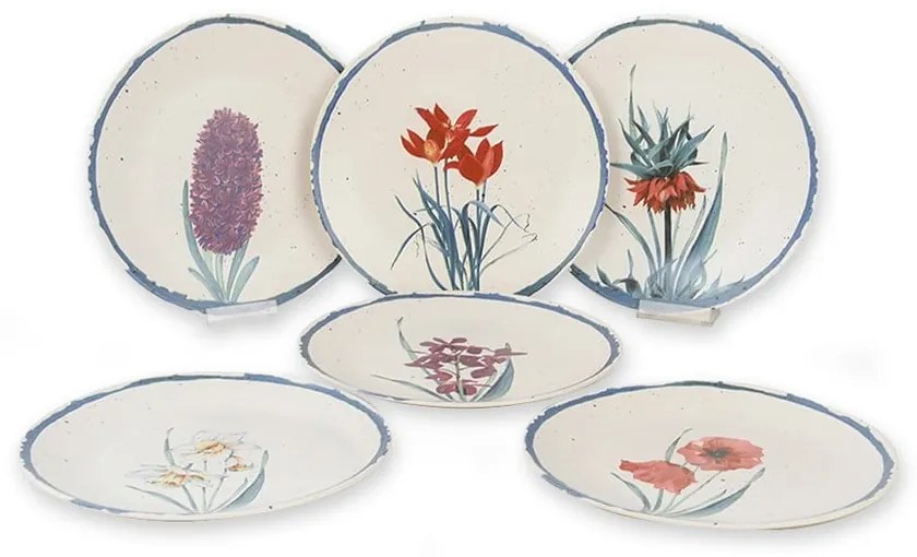 Zestaw 6 ceramicznych talerzy do serwowania My Ceramic, ø 25 cm