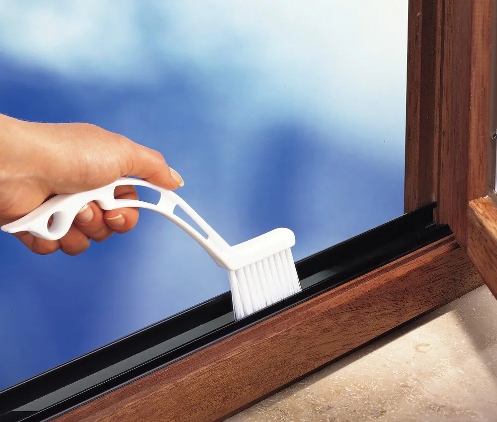 Szczotka do czyszczenia ram okiennych, 2 sztuki w komplecie