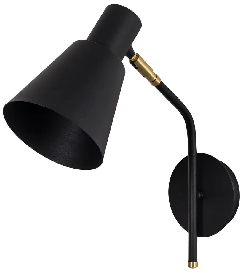 Kinkiet w czarno-złotym kolorze ø 15 cm Sivani – Opviq lights