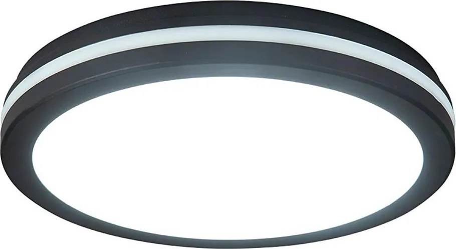 Prezent 70334 - ściemnialna zewnętrzna oprawa sufitowa LED GARDEN/20W/230V IP65 czarna