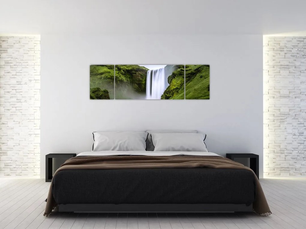 Obraz wodospadów (170x50 cm)
