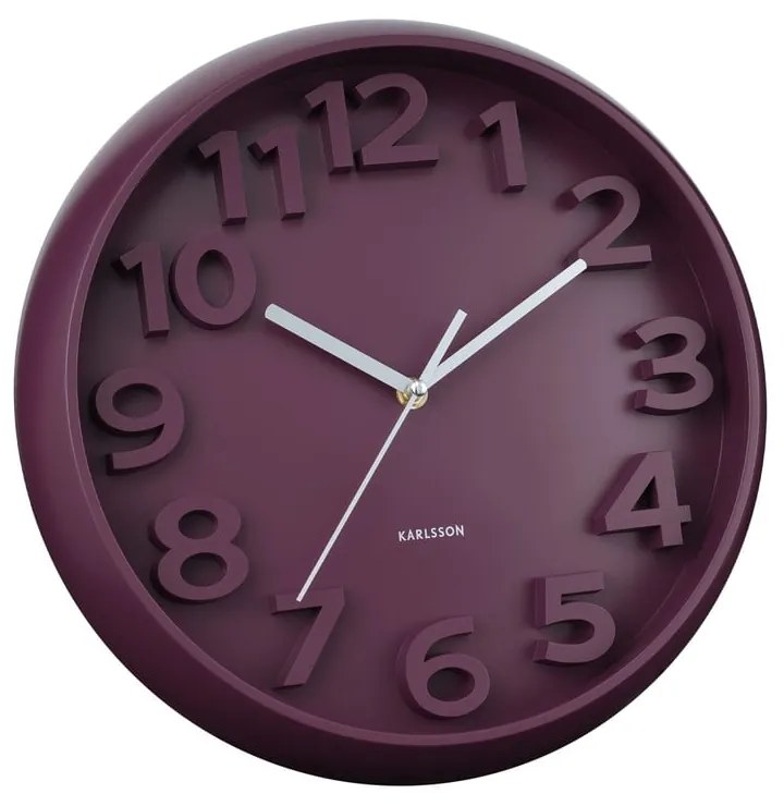Zegar ścienny ø 33,5 cm Elevated Classic Numbers – Karlsson