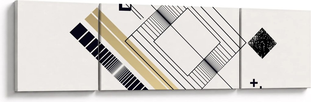 Obraz - Kształty geometryczne N⁰6 (170x50 cm)