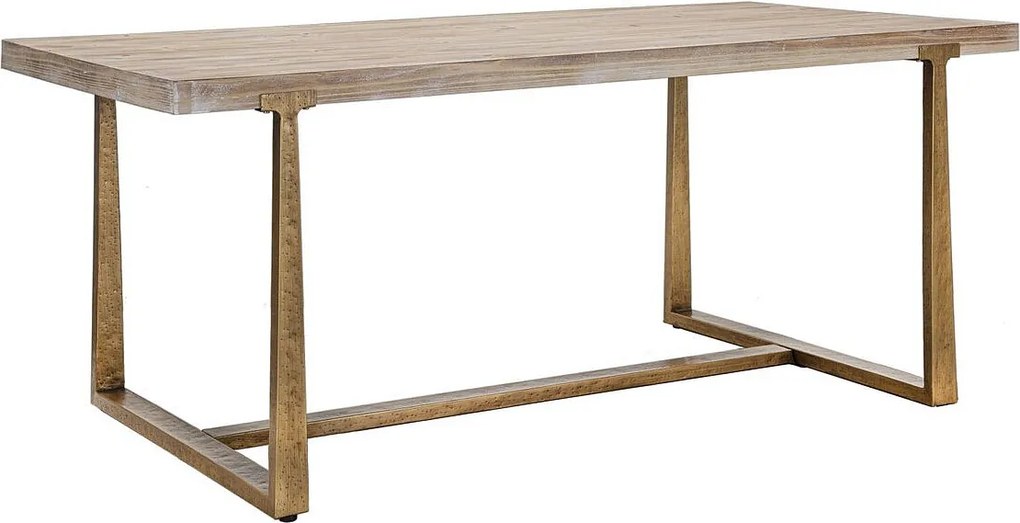 Stolik VKH575, Brązowy, 180x90x78 cm, Kendra Home