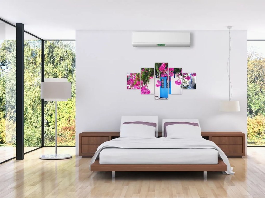 Obraz - Tradycyjny grecki dom (125x70 cm)