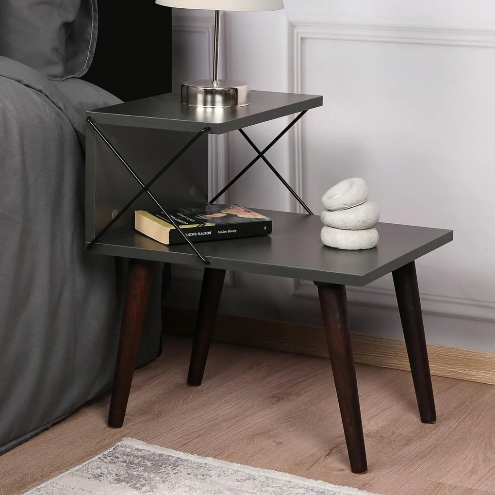 Stolik nocny Cross Anthracite