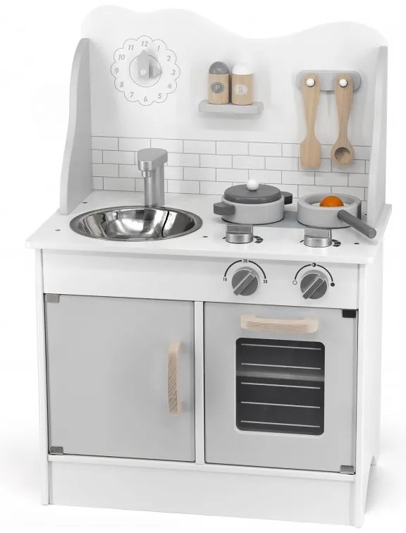 Viga polarb drewniana kuchnia z akcesoriami eco gray