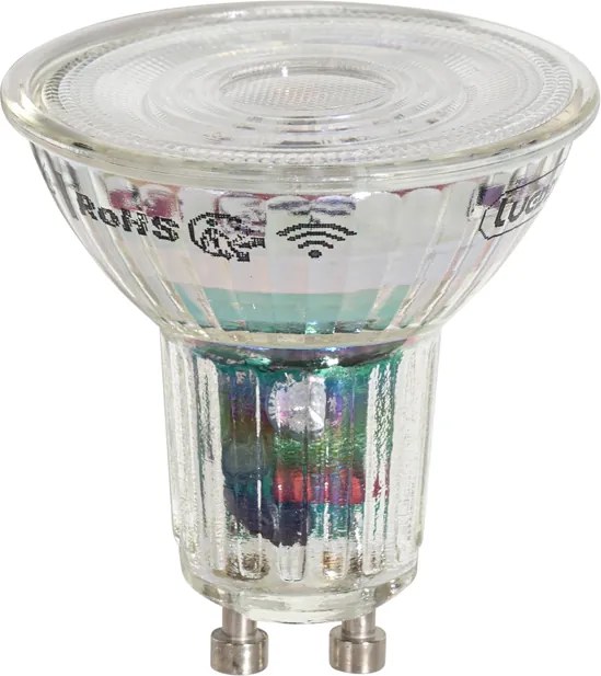 Zestaw 5 inteligentnych, jasnych żarówek LED GU10 50mm 4.8W 400 lm 1800-6500K