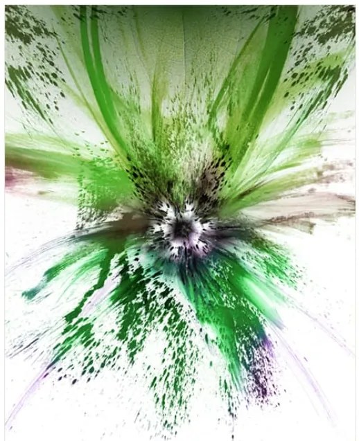 Obraz na płótnie Kwiat, Seria Zielona