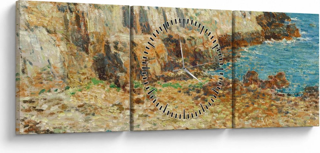 Obraz - Childe Hassam, A North East Headland, reprodukcje (z zegarem) (90x30 cm)