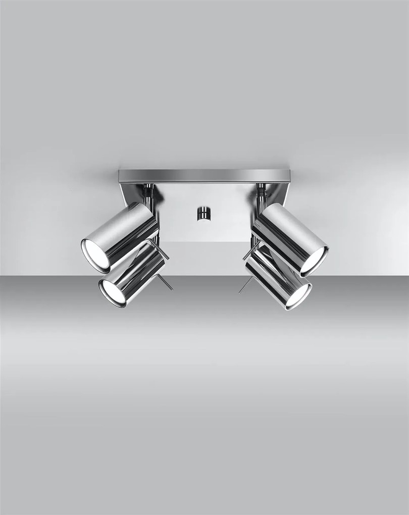 Plafon RING 4 chromowany SOLLUX  LIGHTING