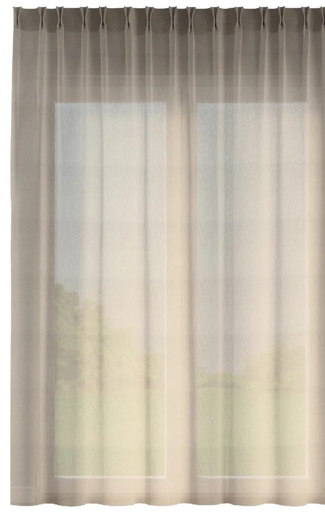 Firana na haczykach flex podwójnych