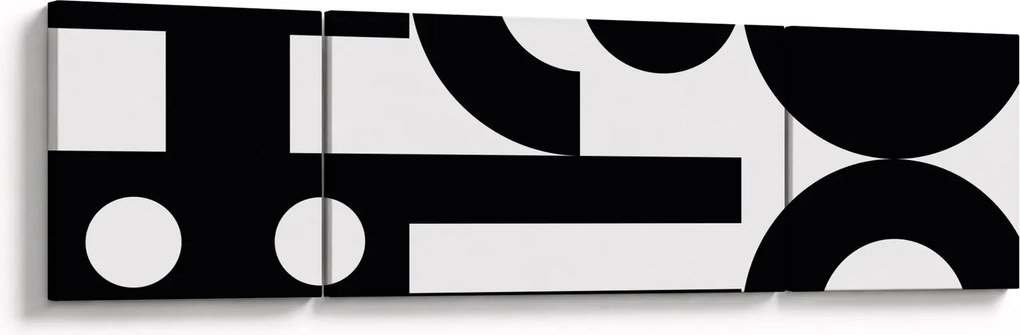 Obraz - Abstrakcja geometryczna N⁰3 (170x50 cm)
