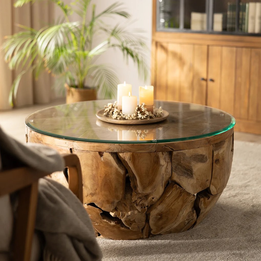 Stolik kawowy Boreal 100x100x48 cm